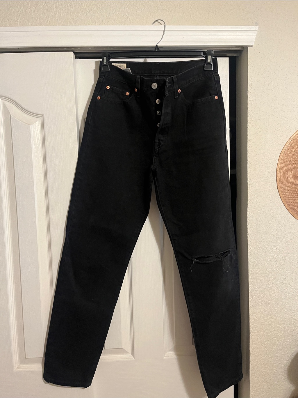 Levi’s 501 ‘81 High Waist Button Fly Black Jeans 28x31